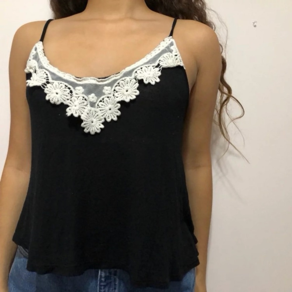 lace Flowy Top